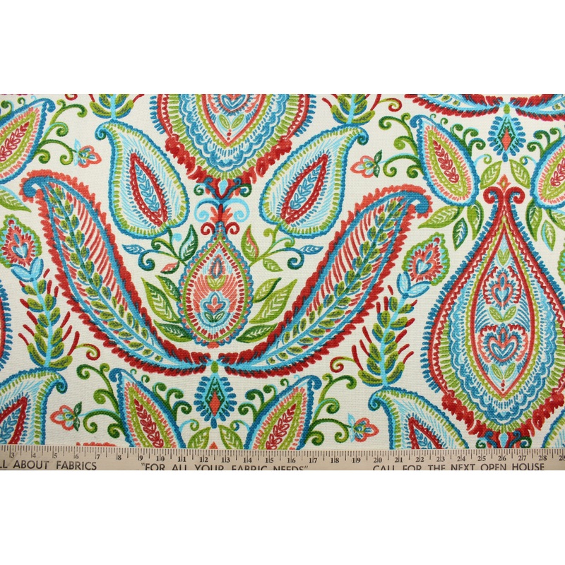 Robert Allen Ombre Paisley in Poppy