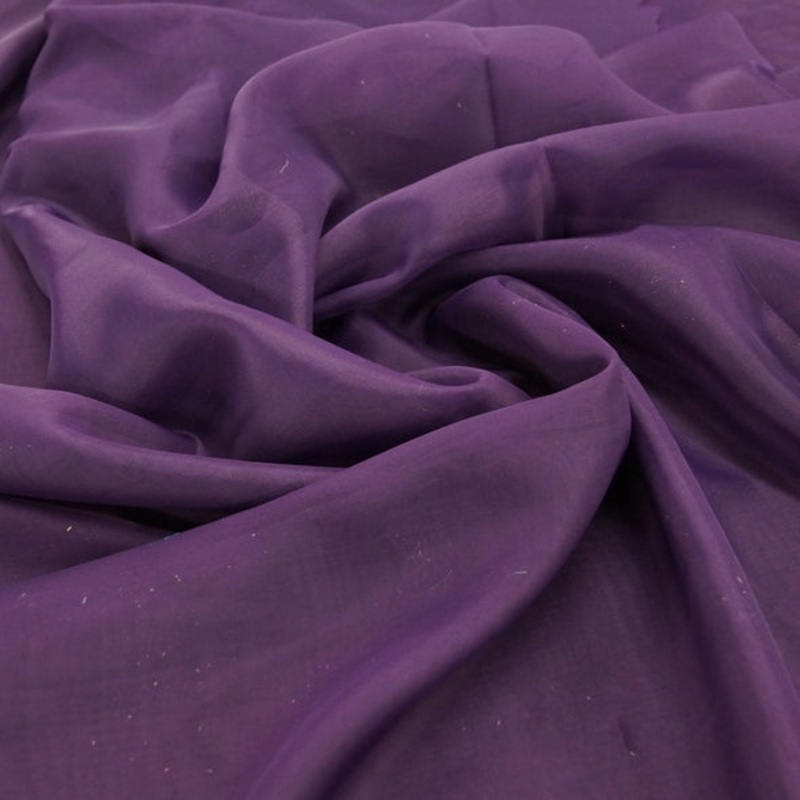 Voile Wholesale Fabric in Plum 1356