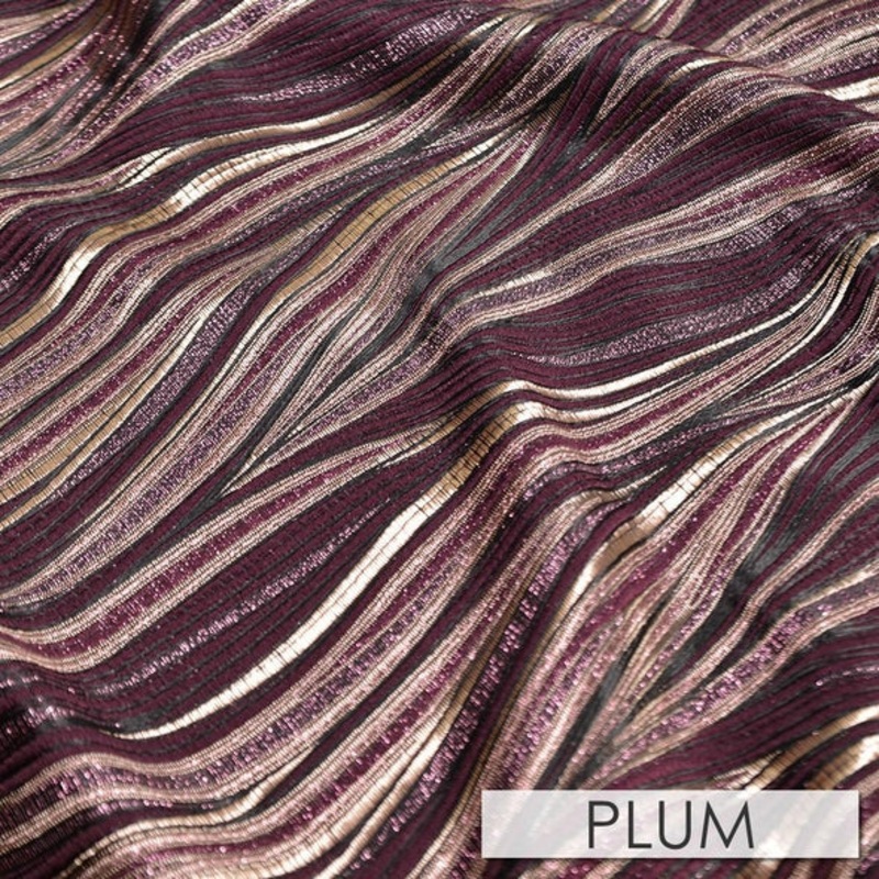 Allure Jacquard Wholesale Fabric in Plum