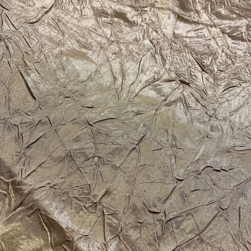 Crush Satin (Bichon) Wholesale Fabric in Taupe 17