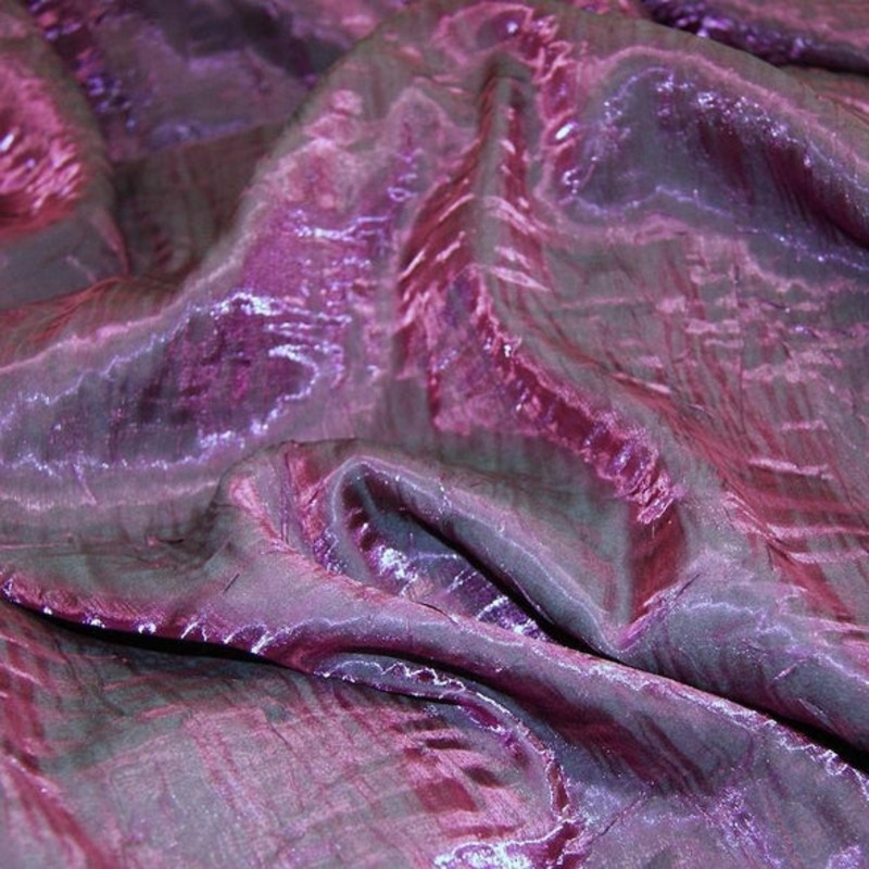 Crush Shimmer (Galaxy) Wholesale Fabric in Eggplant 32