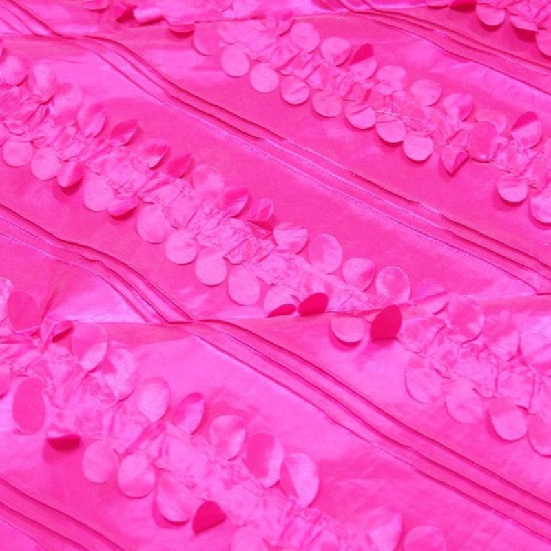 Diagonal Taffeta Wholesale Fabric in Fuchsia