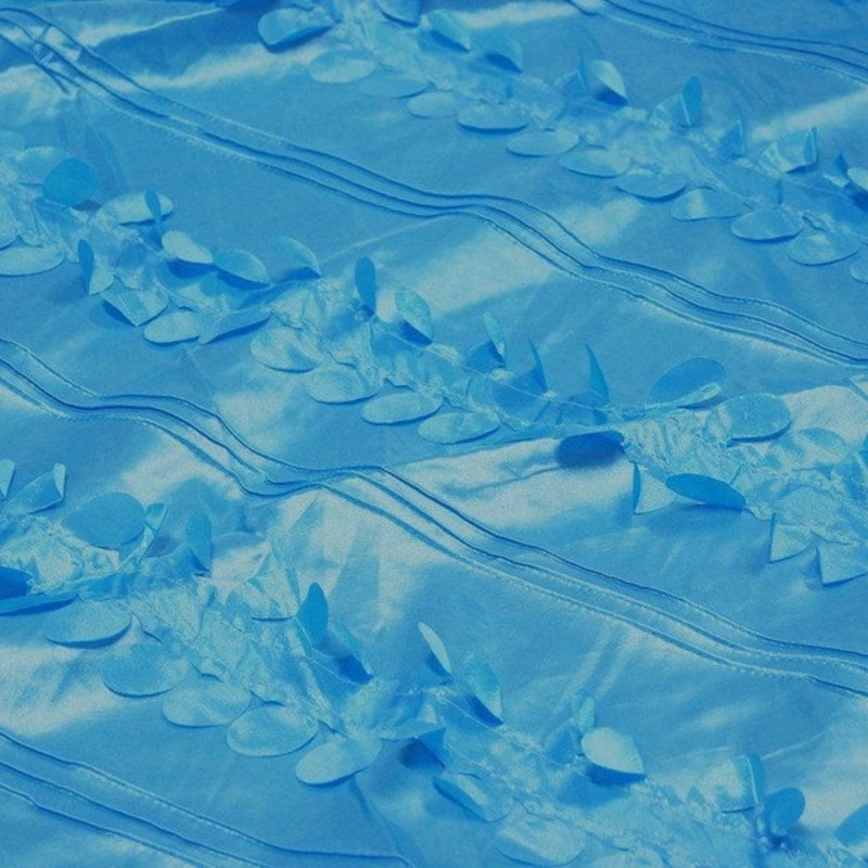 Diagonal Taffeta Wholesale Fabric in Turquoise