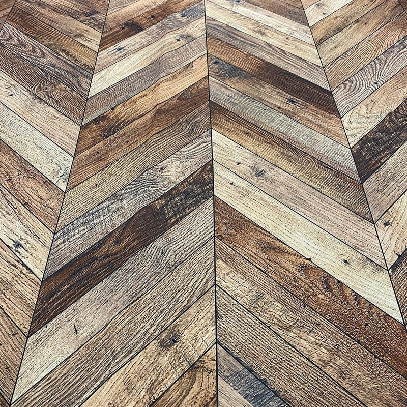 Herringbone (Poly Print) Wholesale Fabric in Natural