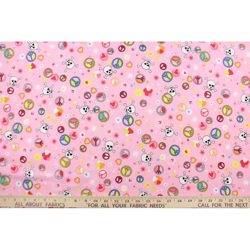 Marcus Prints in Mix Medley Peace Sign ZD-73615