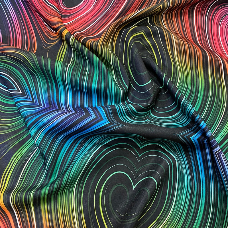 Neon Abstract (Poly Print) Wholesale Fabric