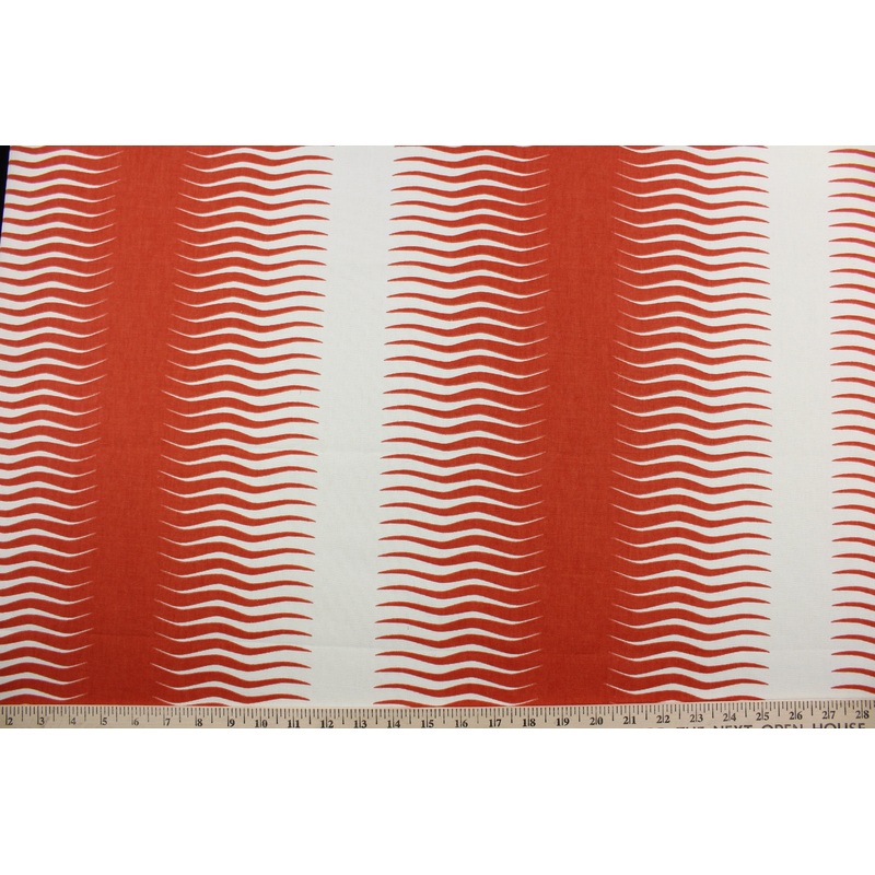 Robert Allen Gita Stripe in Persimmon