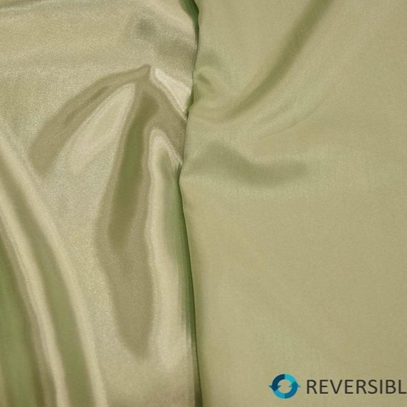 Shantung Satin (Reversible) Wholesale Fabric in Mint
