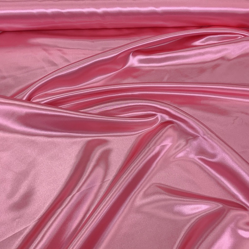 Bridal Satin Wholesale Fabric in Hot Pink 515