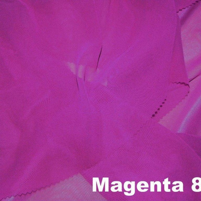Chiffon Wholesale Fabric in Magenta 855