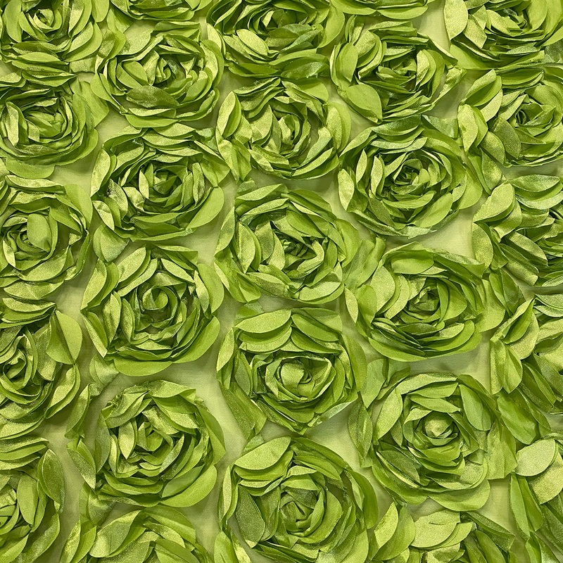 Peony Bouquet Wholesale Fabric in Lime