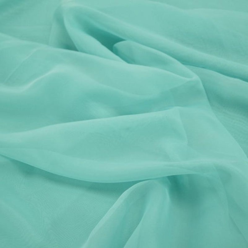 Voile Wholesale Fabric in Vista Blue