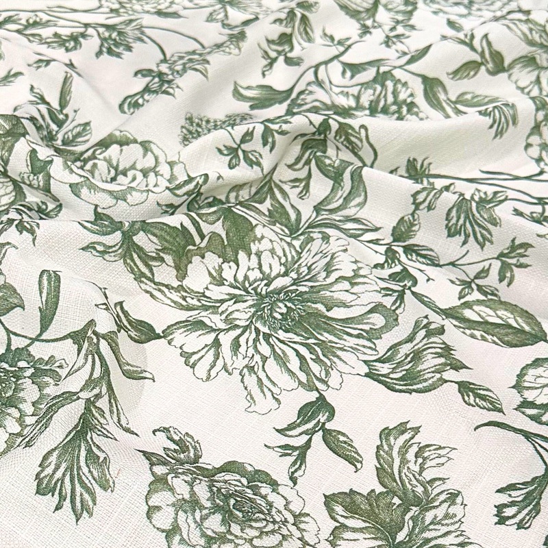 Artistry Bloom Wholesale Fabric in Willow Green