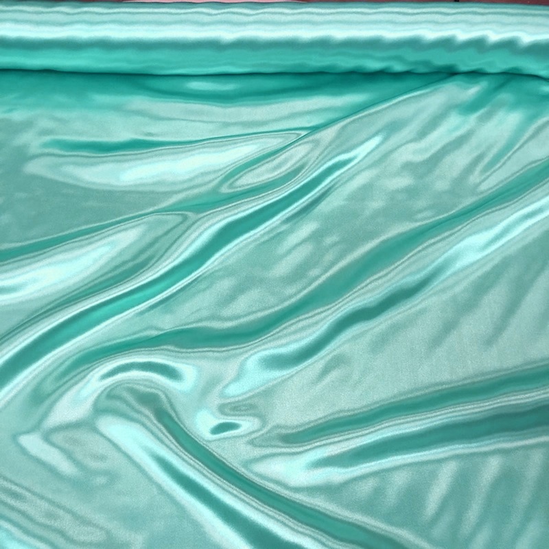 Bridal Satin Wholesale Fabric in Teal Green 211