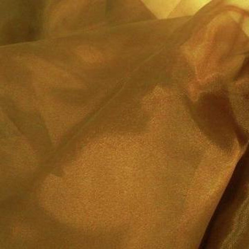 Crystal Organza Wholesale Fabric in Gold 319