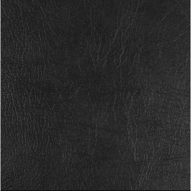 Desantis Faux Leather Fabric in Mink Black