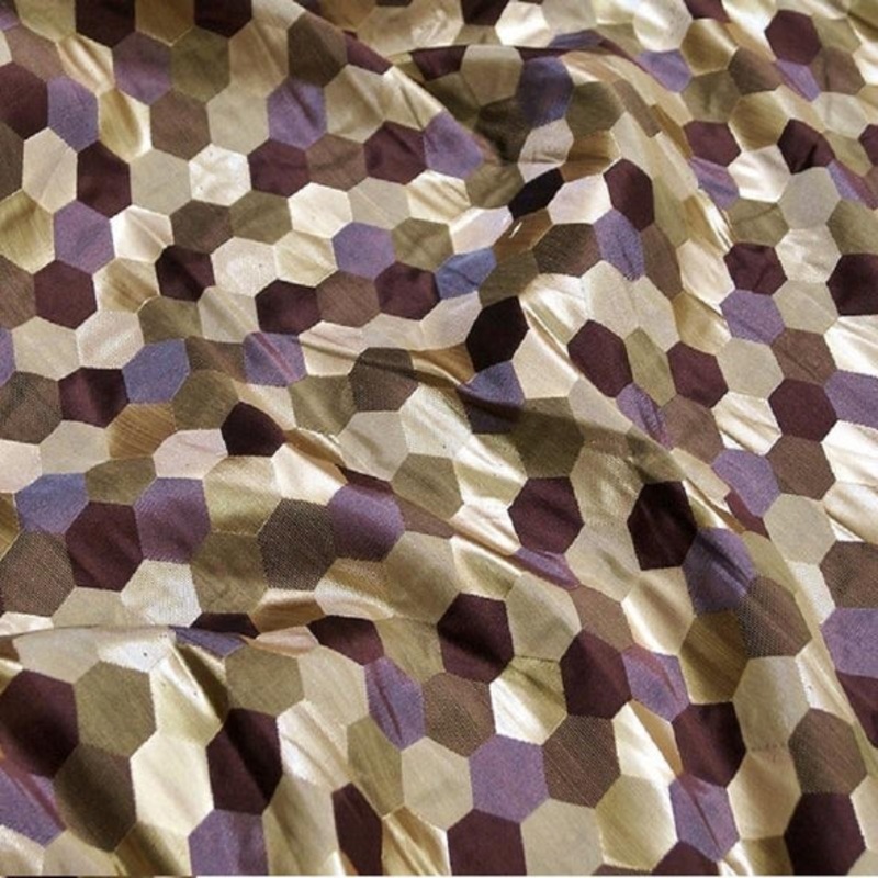 Metro Jacquard (Reversible) Wholesale Fabric in Copper
