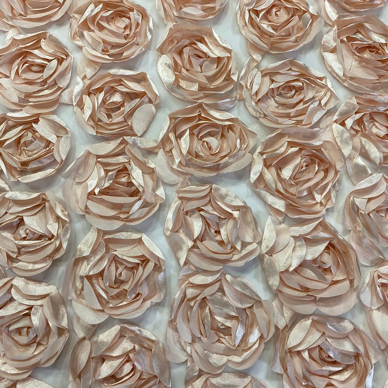 Peony Bouquet Wholesale Fabric in Blush