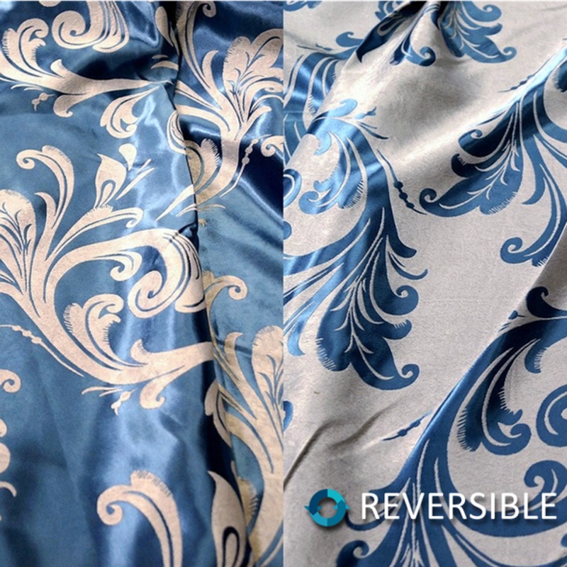 Regal Jacquard (Reversible) Wholesale Fabric in Turquoise