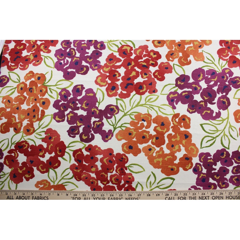 Robert Allen Luxury Floral in Poppy