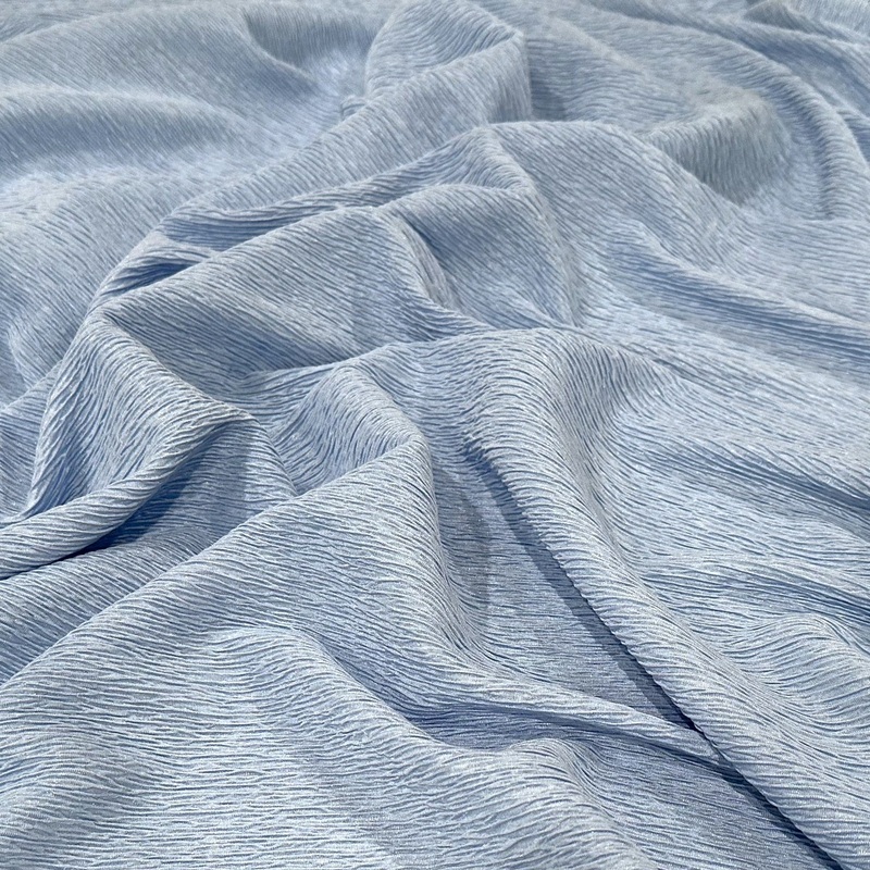 Bella Crepe Wholesale Fabric in Baby Blue