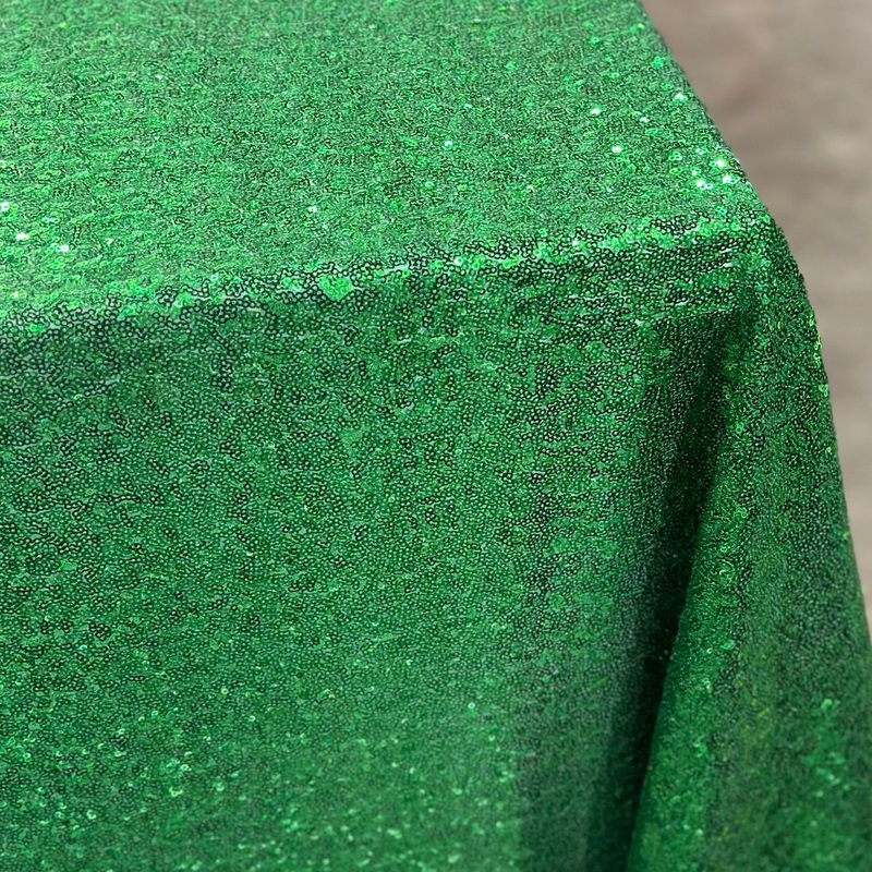 Glitz Sequins Wholesale Fabric in Emerald
