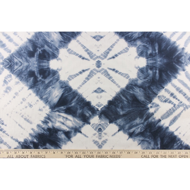 P Kaufmann Tie Dye Diamond in Indigo