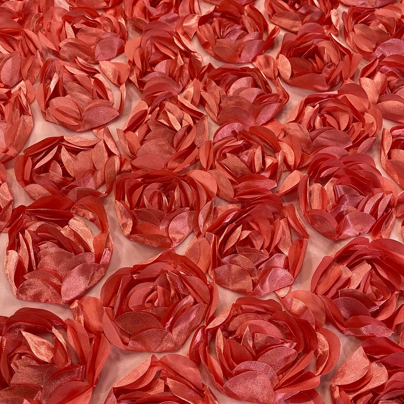 Peony Bouquet Wholesale Fabric in Coral(1)
