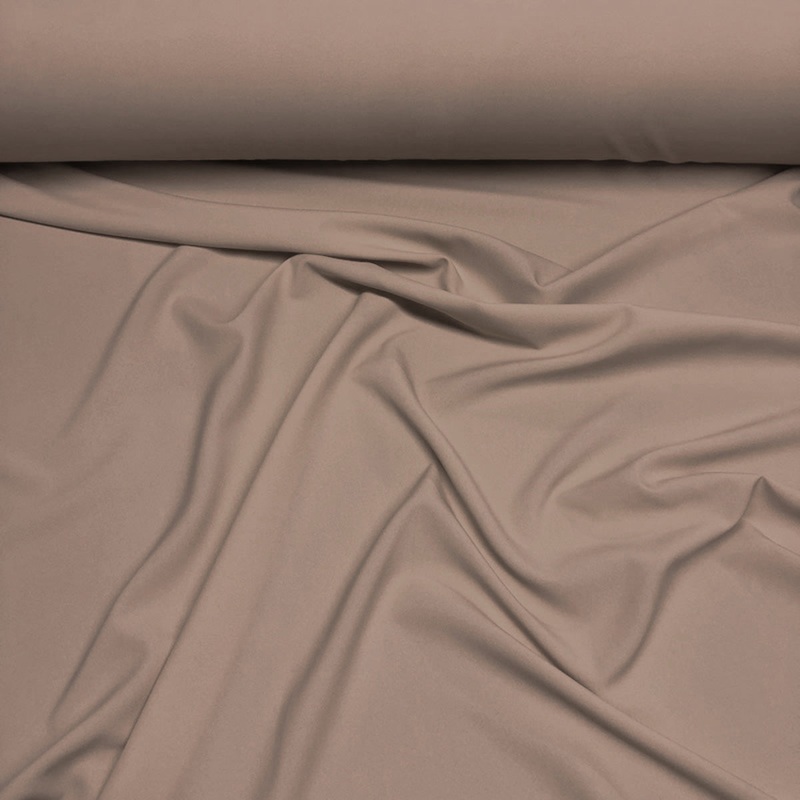 Premium Poly (Poplin) Wholesale Fabric in Taupe D 1410