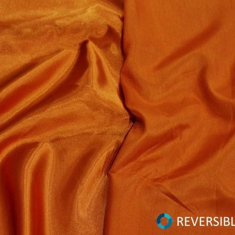 Shantung Satin (Reversible) Wholesale Fabric in Rust
