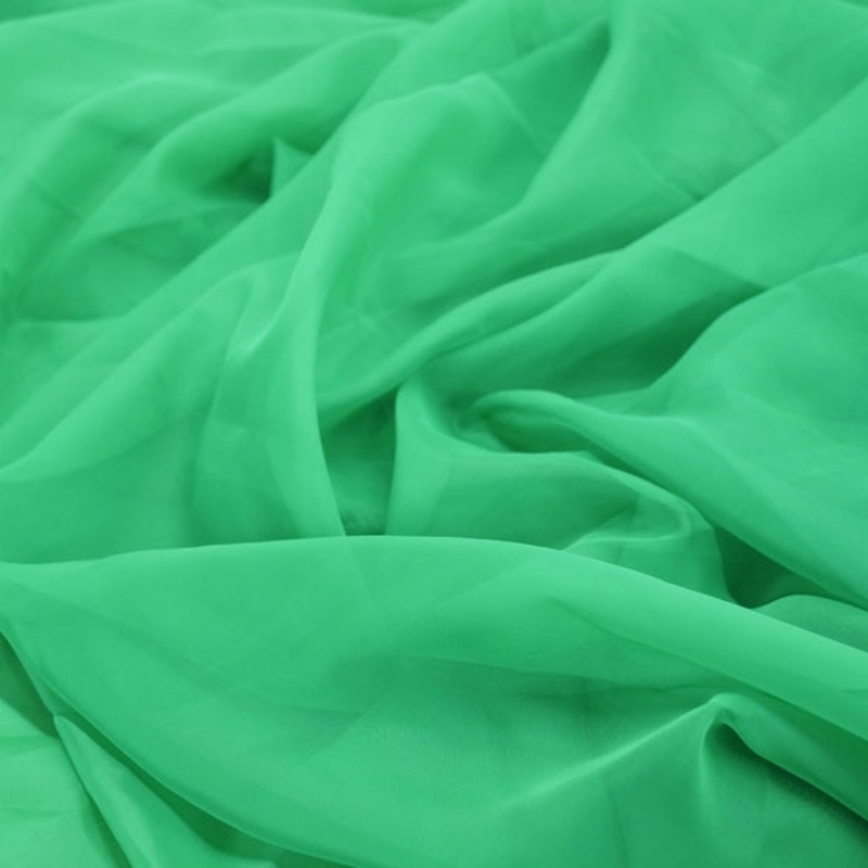 Voile Wholesale Fabric in Green 1875