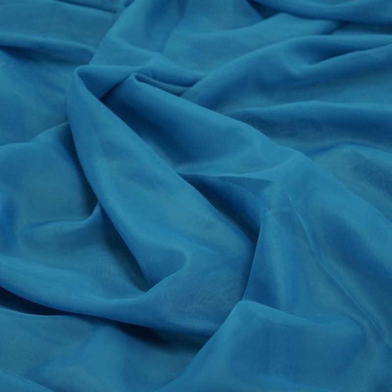 Voile Wholesale Fabric in Teal 6777