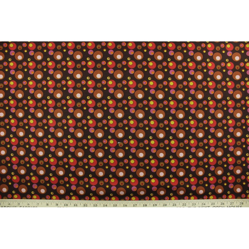 Benartex Bubbles in Brown