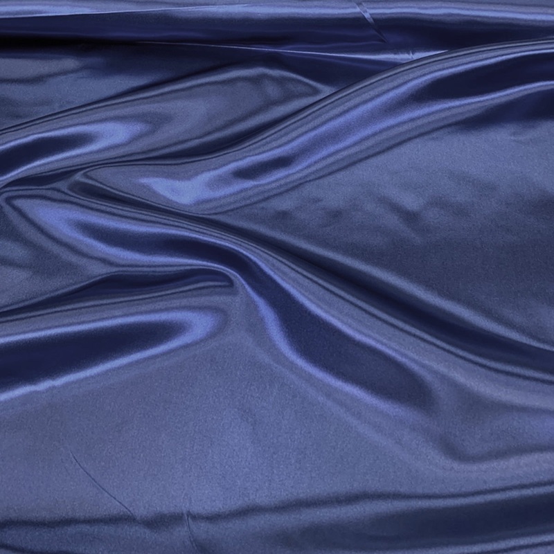 Bridal Satin Wholesale Fabric in Navy 245