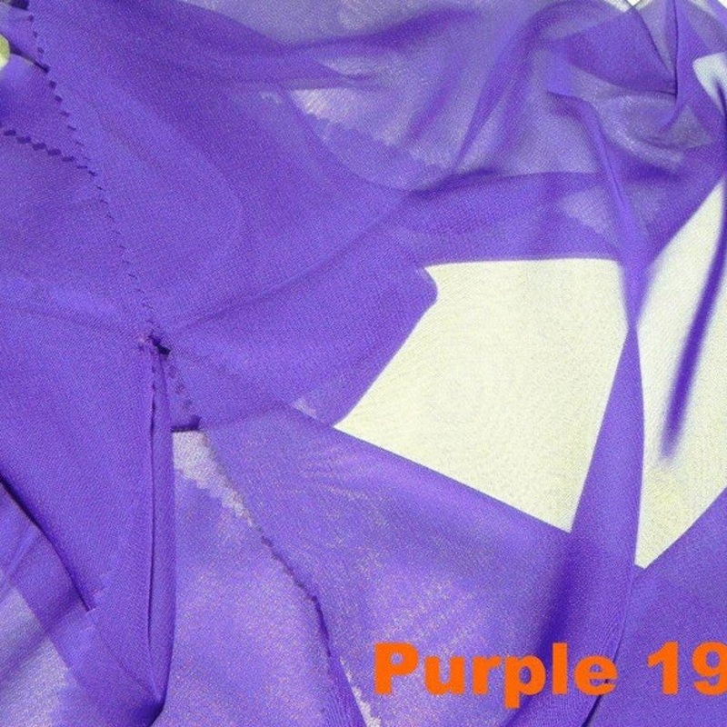 Chiffon Wholesale Fabric in Purple 1960
