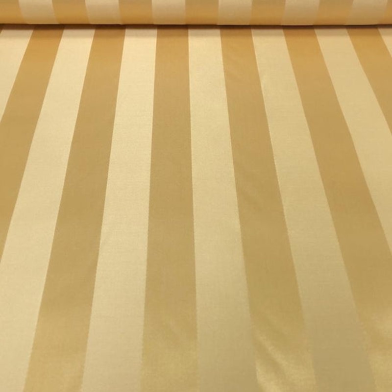 Imperial Stripe Wholesale Fabric in Gold