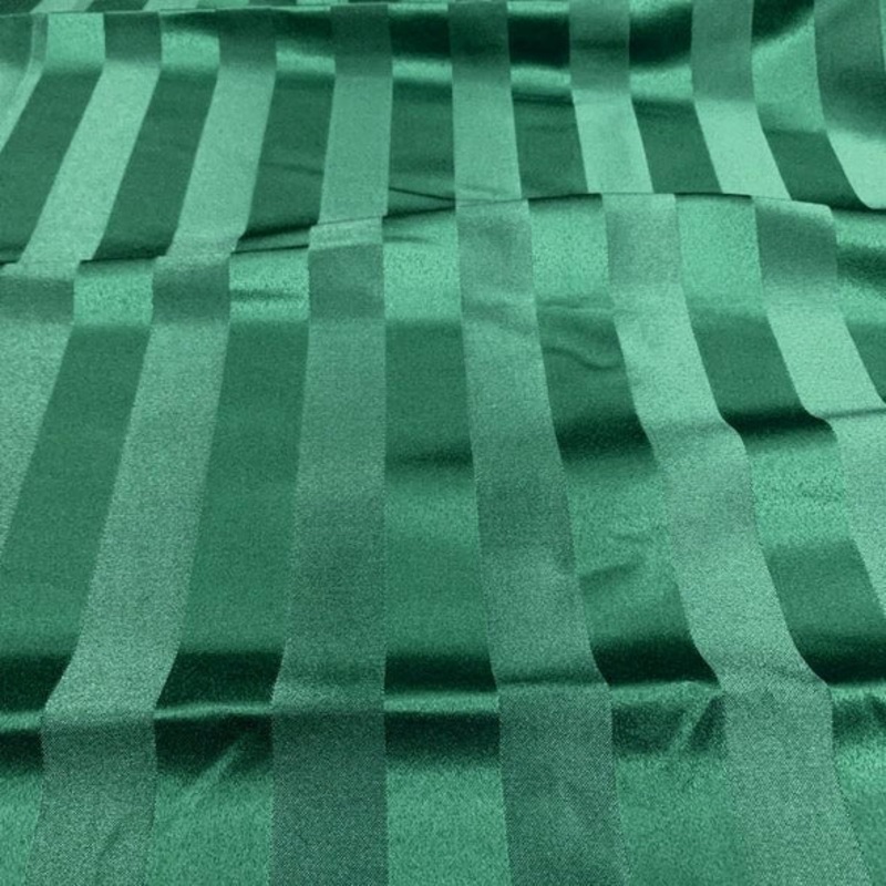Imperial Stripe Wholesale Fabric in Hunter Green