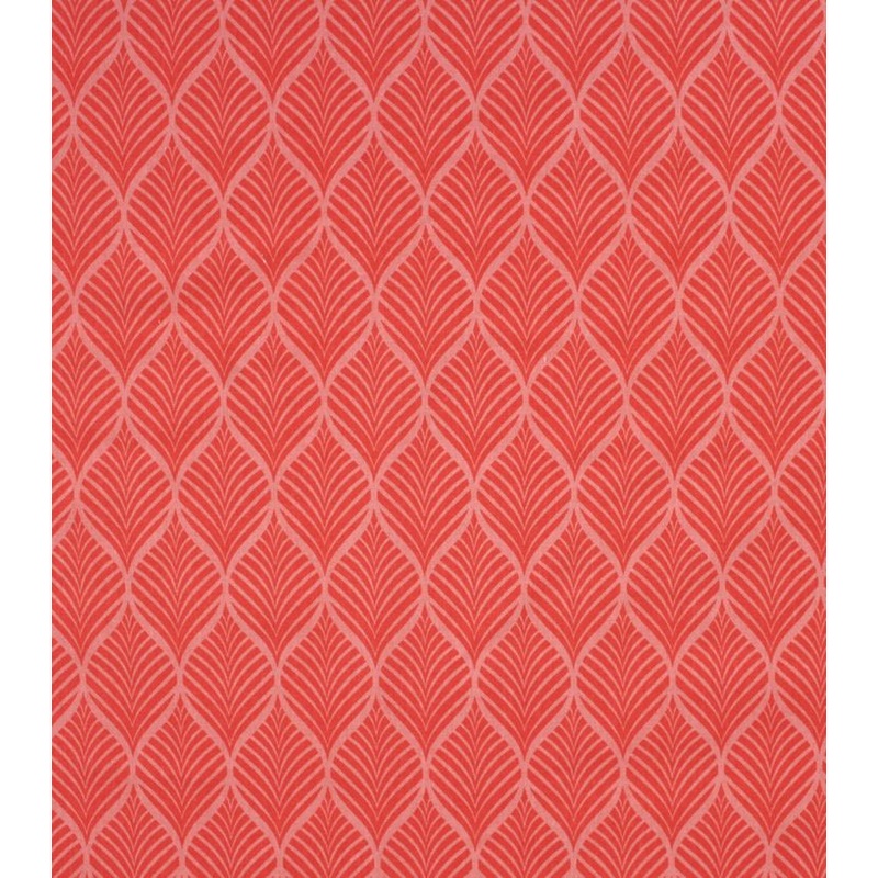 Richloom Art Deco Geometric Quilting Fabric in Coral