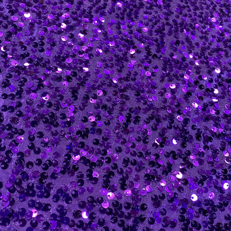 Taffeta Sequins Wholesale Fabric in Purple