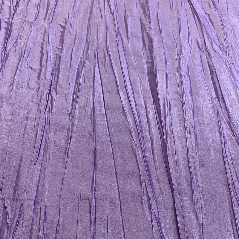 Accordion Taffeta Wholesale Fabric in Lavender