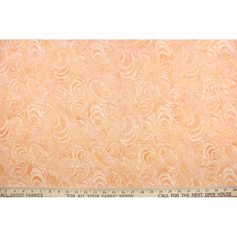 Benartex Deco Shells in Apricot