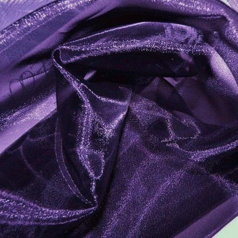 Crystal Organza Wholesale Fabric in Purple 653