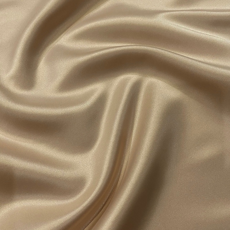 Lamour (Dull) Satin Wholesale Fabric in Champagne 1340
