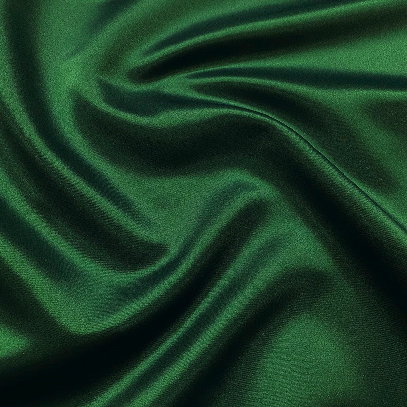Lamour (Dull) Satin Wholesale Fabric in Hunter Green 7385