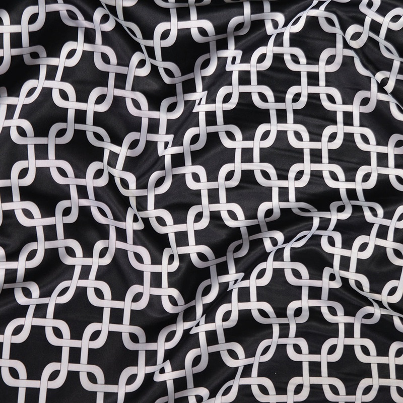 Lynx Print (Lamour) Wholesale Fabric in Black