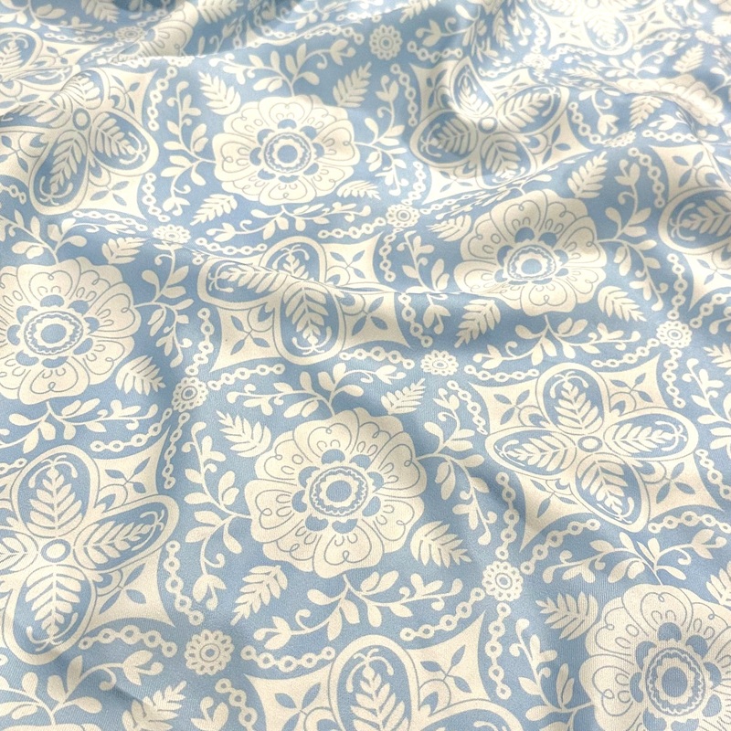 Morocco (Poly Print) Wholesale in Lt Blue