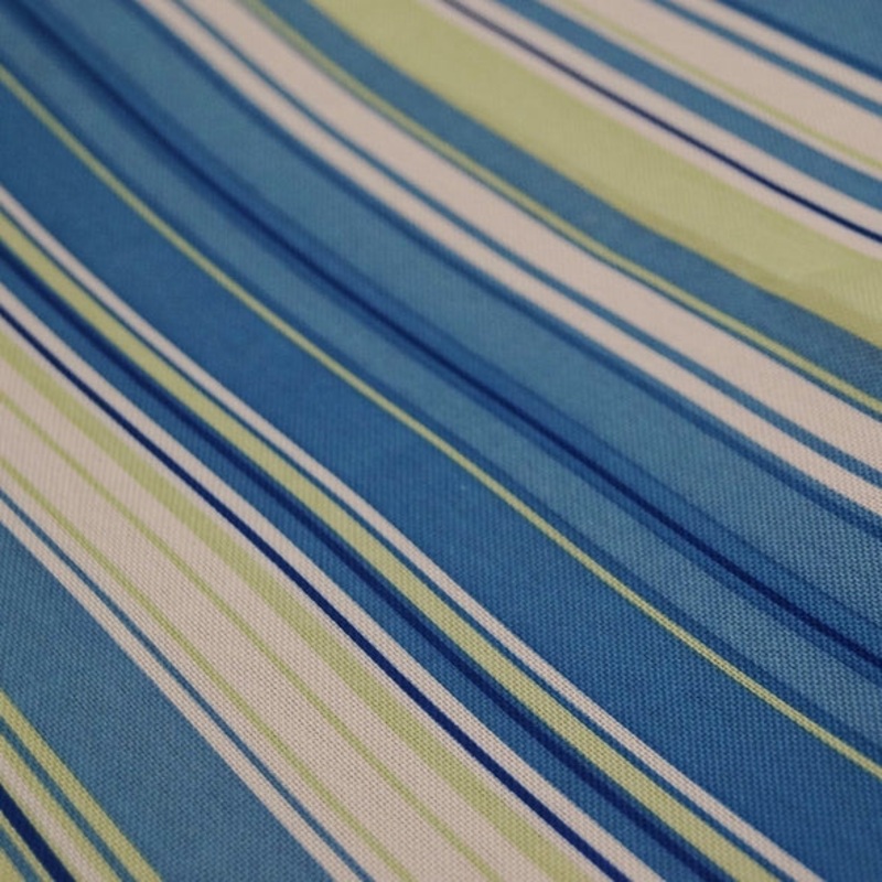 Multi-Colored Stripe Wholesale Fabric in Azure