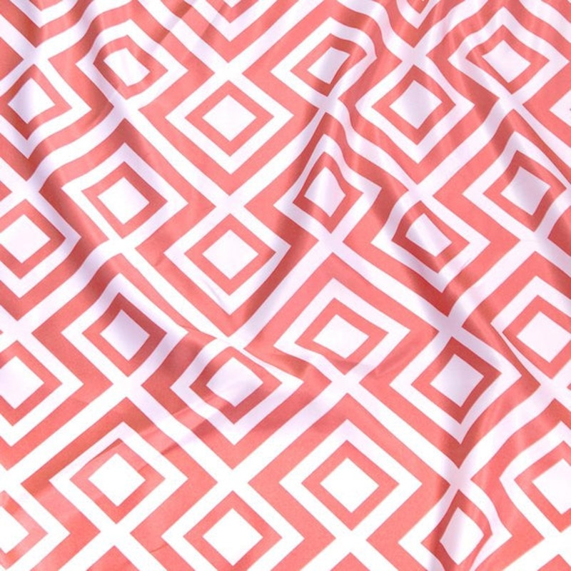 Paragon Print (Lamour) Wholesale Fabric in Coral