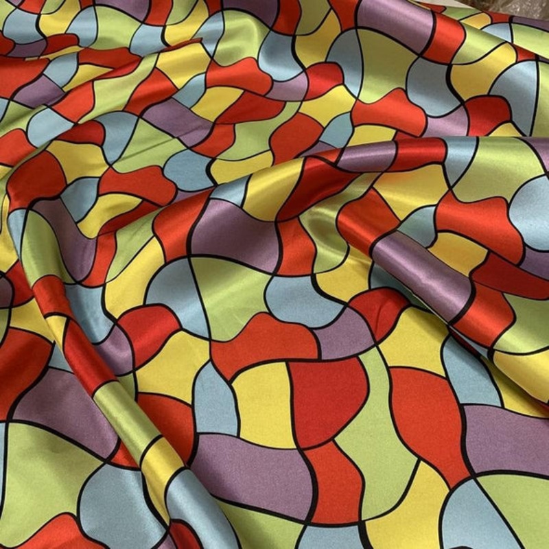 Puzzle Piece Print Wholesale Fabric