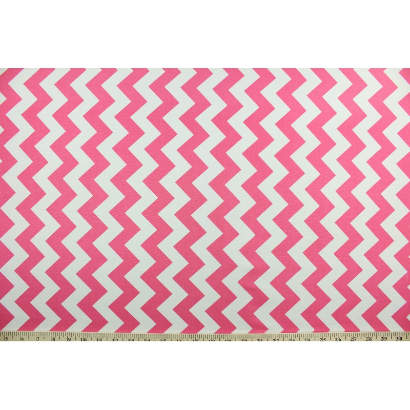 Quilting Chevron in Hot Pink